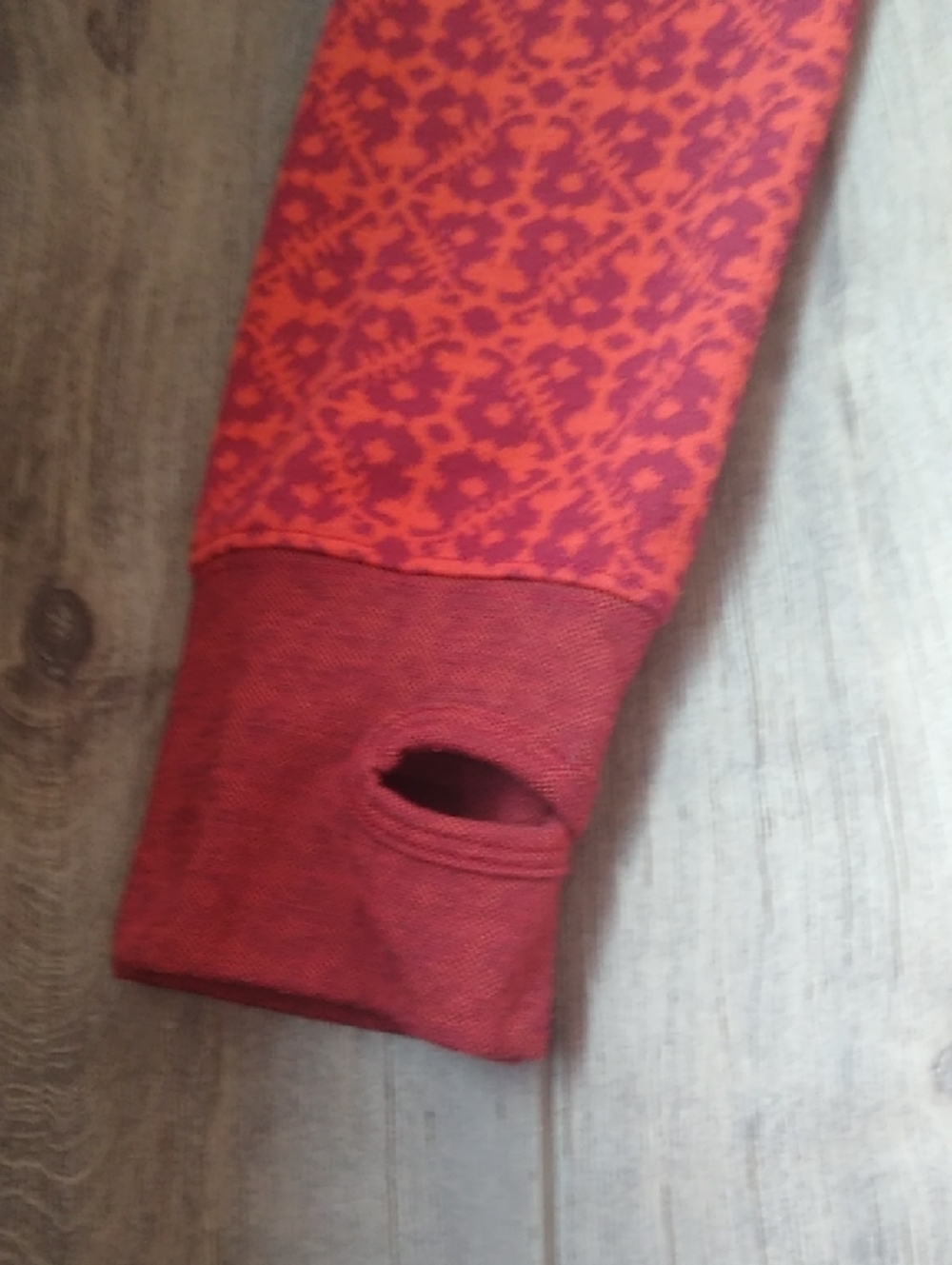 Kavu Pink Patterned Button Pullover - Picture 6 of 8